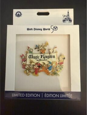 2022 WDW Parade March Magic Kingdom 50th Limited Edition Mickey And Friends Pin